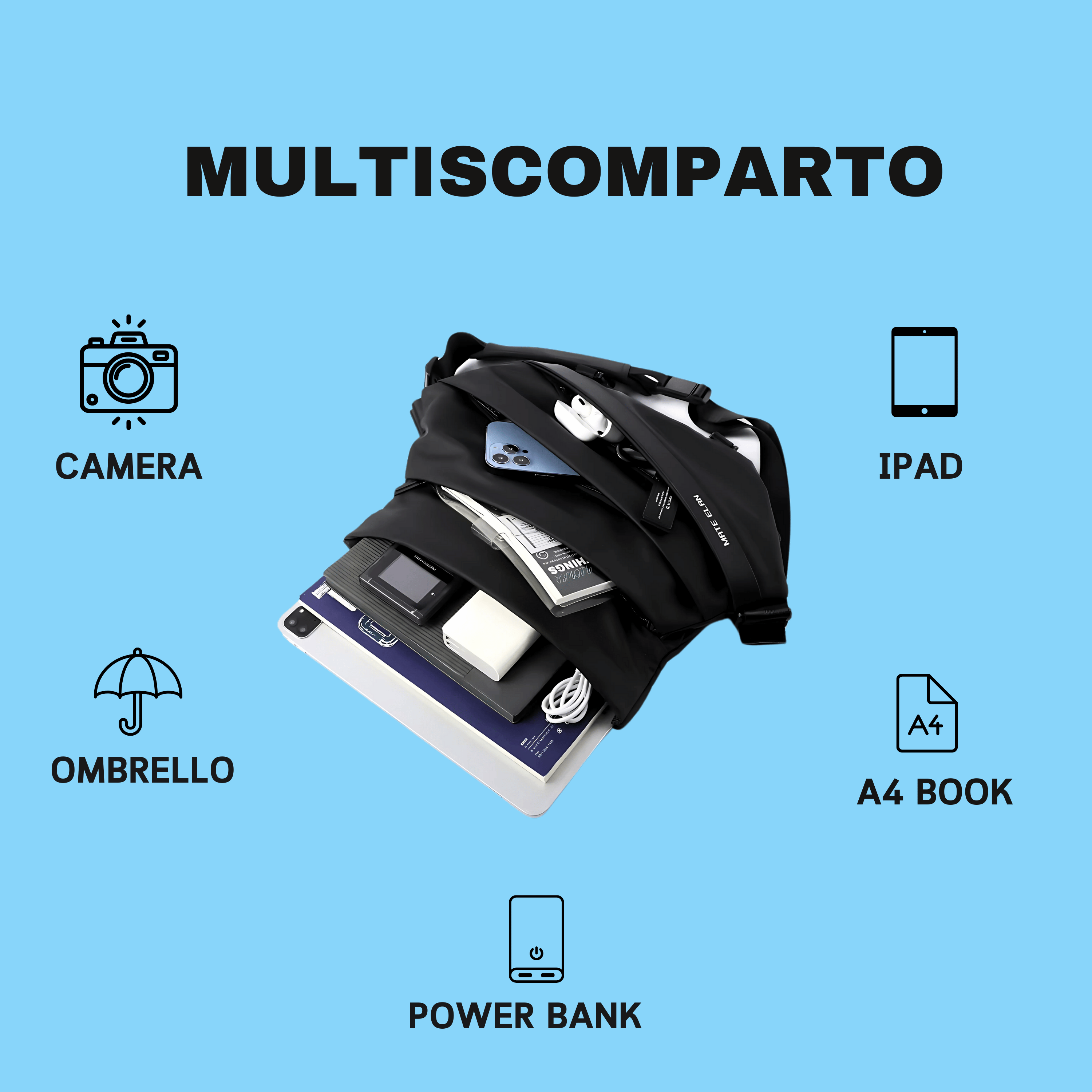 Pakqo© | La Borsa Anti-Furto piú resistente del 2025!